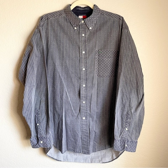 Tommy Hilfiger Long Sleeve Button Down Shirt - Picture 1 of 10